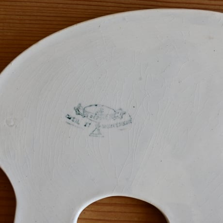 France Antique Creil et Montereau Palette / フランス クレイユモントロー 白磁パレット