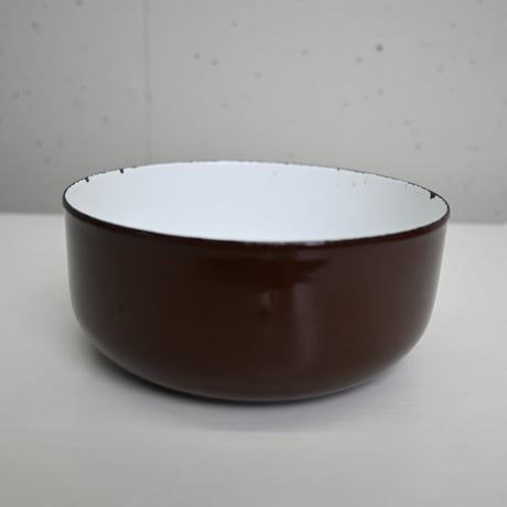 ARABIA FINEL Enamel BOWL (Brown)  / アラビア・フィネル  琺瑯ボウル（ブラウン）C