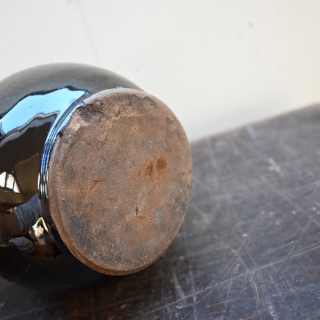 France Old Cul Noir Bowl/ フランス 古い キュノワール 持ち手付きボウル