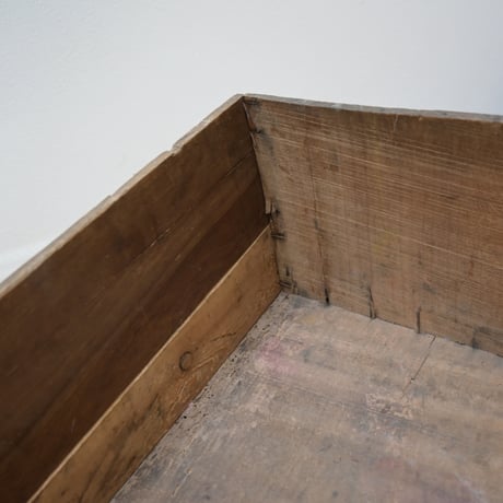 France Antiques Wood Box  /  フランス 古い木の箱 A-1