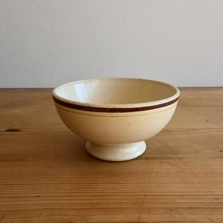France Antique Cafe Bowl "moulin des loups" / フランス  カフェオレボウル ”ムーラン・デ・ルー”