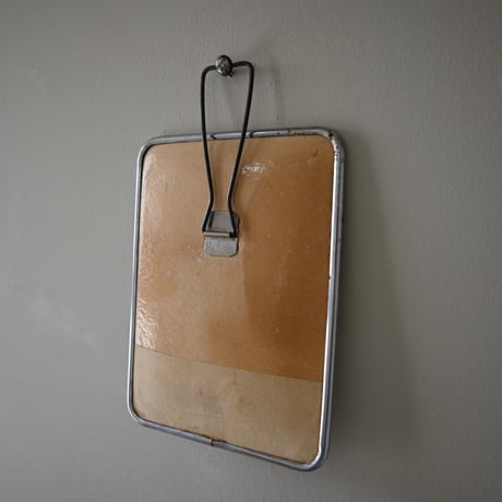 France Metal frame Wall Mirror / フランス 古いメタルフレーム 壁掛けミラー