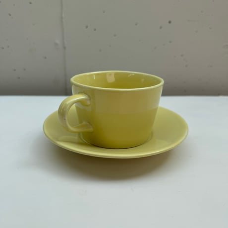 ARABIA KILTA C＆S Kaj Franck (Yellow) / アラビア キルタ カップ＆ソーサー カイフランク イエロー