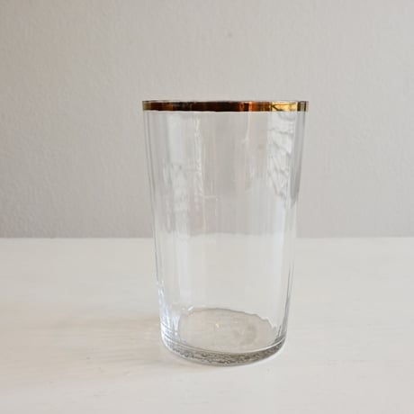 France Antique Gold rim glass / フランス アンティーク 金縁のグラス