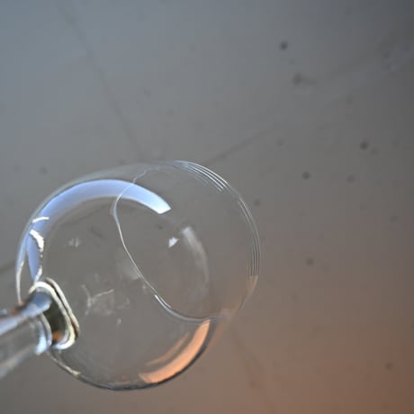 FRANCE Antique Wine Glass  / フランス アンティーク ビストロワイングラス A