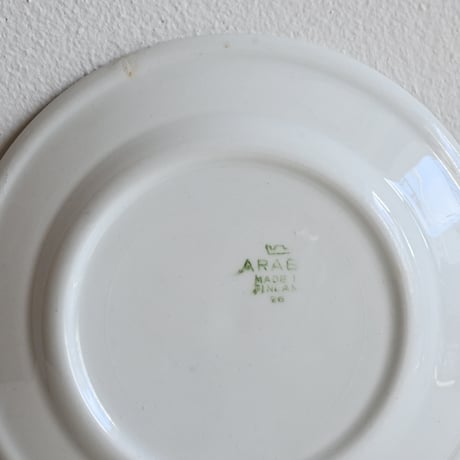 Finland ARABIA   / アラビア 青輪線山ロゴプレート φ:17.2cm