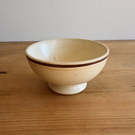 France Antique Cafe Bowl "moulin des loups" / フランス  カフェオレボウル ”ムーラン・デ・ルー”