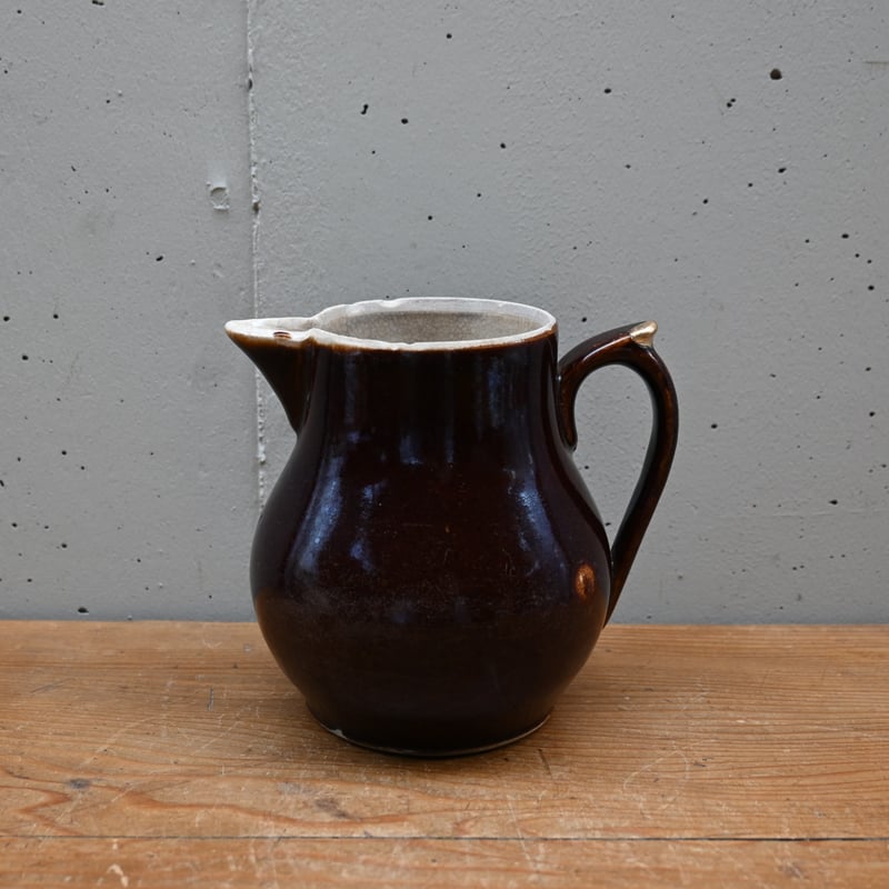 France Antique Cul Noir Pitcher / フランス アンティーク キ