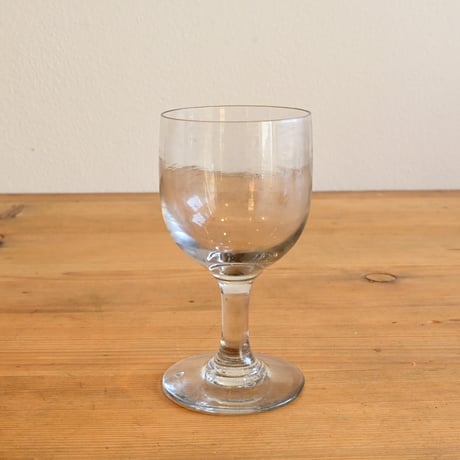 FRANCE Antique Wine Glass  / フランス アンティーク ビストロワイングラス  B