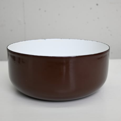 ARABIA FINEL Enamel BOWL (Brown)  / アラビア・フィネル  琺瑯ボウル（ブラウン）B