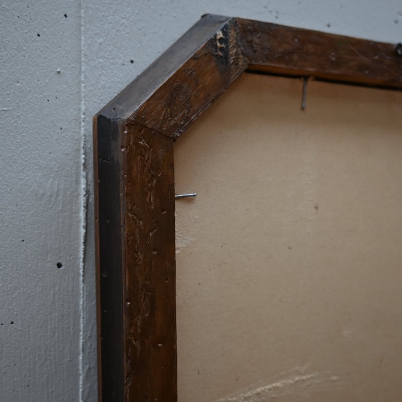 フランス アンティーク 八角形ウォールミラー 鏡 | landverse