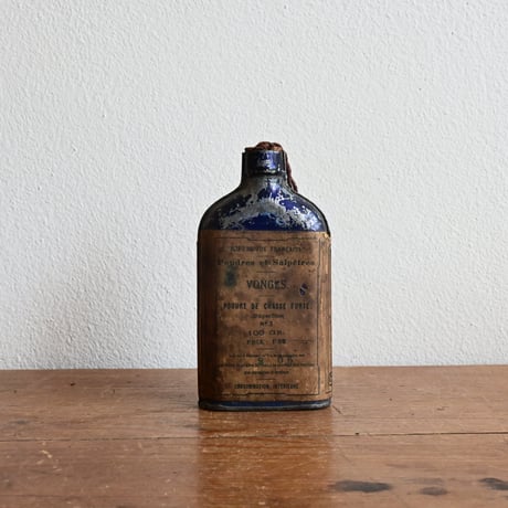 France Antique gunpowder Bottle  / フランス アンティーク 火薬ボトル L