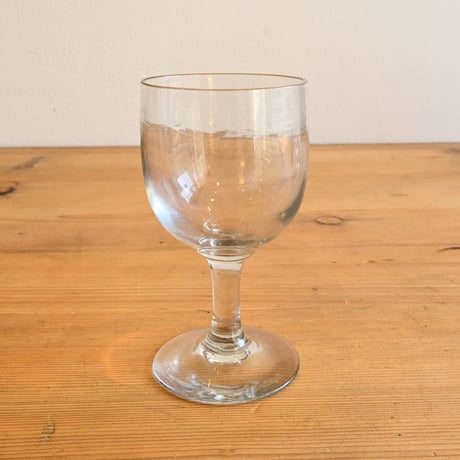 FRANCE Antique Wine Glass  / フランス アンティーク ビストロワイングラス  F