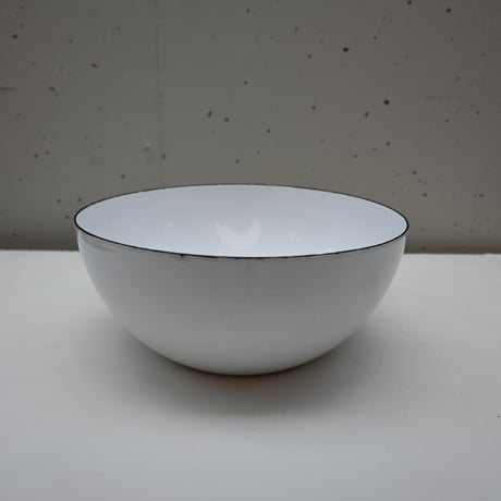 ARABIA FINEL Enamel Kaj Franck (White)  / アラビア・フィネル カイフランク 琺瑯ボウル（ホワイト）D