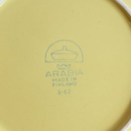 ARABIA KILTA C＆S Kaj Franck (Yellow) / アラビア キルタ カップ＆ソーサー カイフランク イエロー