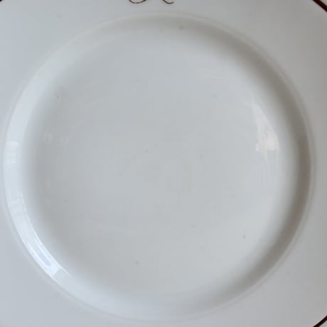 Finland OLD ARABIA  / オールドアラビア 茶文字プレート  φ:20.5cm  A
