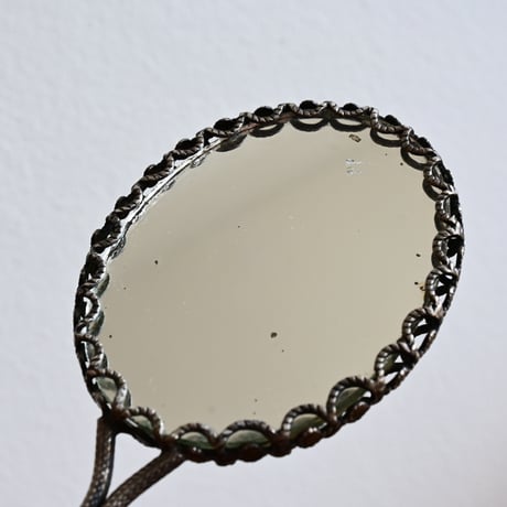 France Antique Hand mirror  / フランス アンティーク ハンドミラー 両面手鏡