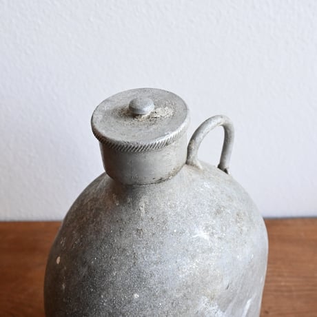 France Antique water aluminium bottle  / フランス アンティーク アルミの水筒