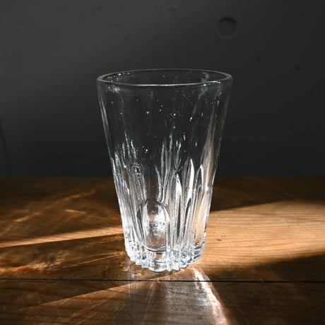 FRANCE Antique Cutting Glass  / フランス アンティーク 切込ロンググラス（剣先グラス）