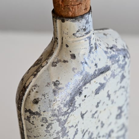 France Antique gunpowder Bottle  / フランス アンティーク 火薬ボトル（ホワイト）B