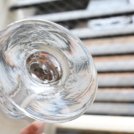FRANCE Antique Wine Glass  / フランス アンティーク ビストロワイングラス  H