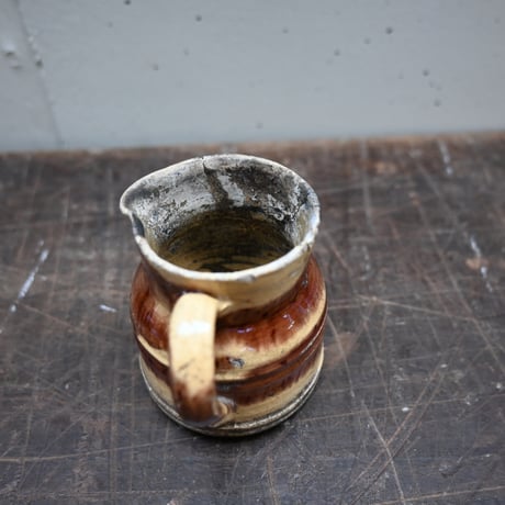 France Old Mini Pitcher / フランス  古い ミニピッチャー（修復あり）