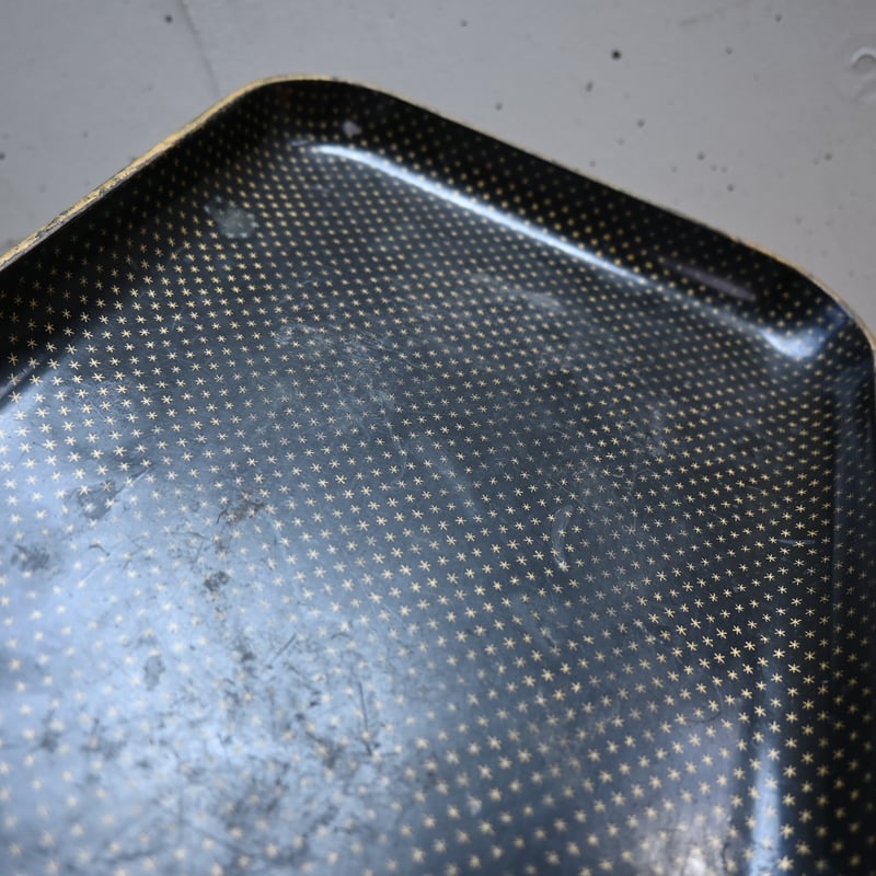 France Papier-Mache Tray Black / フランス パピエマシェのトレ