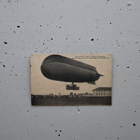France Antiques Postcard   / フランス 古い飛行船のポストカード B