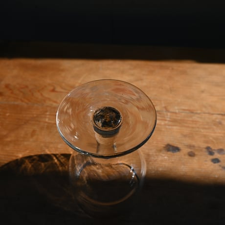 FRANCE Antique Wine Glass  / フランス アンティーク ビストロワイングラス B