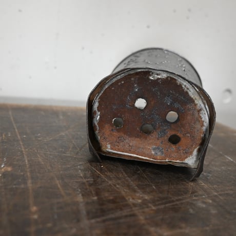France Tin Planter　/ フランス 古いブリキのプランター A