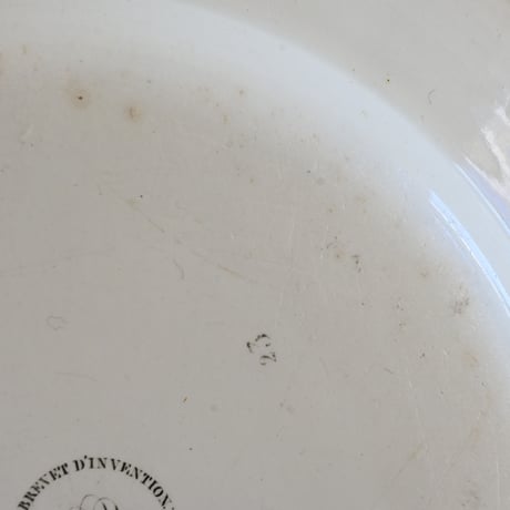 France Antique CREIL / フランス クレイユ リセ・ボナパルト高校の絵皿