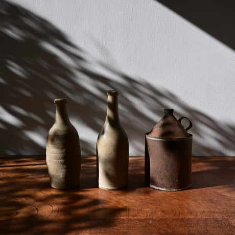 France Oil can object /  フランス ブリキのオイル缶のオブジェ