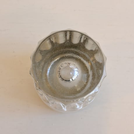 France Antique Shot Glass / フランス アンティーク トロンプルイユのショットグラス H:7cm