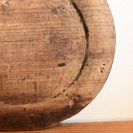 Sweden antique wooden plate / スウェーデン アンティーク 木皿 A-2