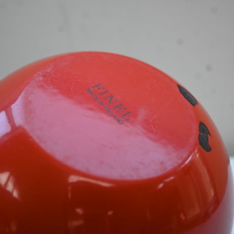 ARABIA FINEL Enamel Kaj Franck (Red)  / アラビア・フィネル カイフランク 琺瑯ボウル（レッド）C