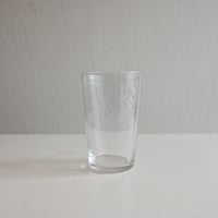 France Antique   Etching Glass / フランス アンティーク エッチングが施されたクリスタルグラス