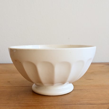 France Antique Cafe Bowl "Digoin&Sarreguemines" / フランス  面取りカフェオレボウル ”ディゴワン＆サルグミンヌ”  φ:15.1cm
