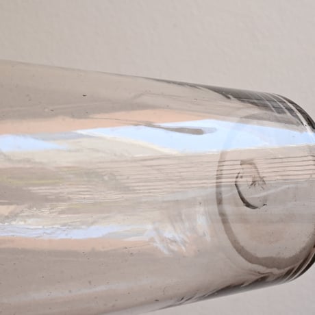 France Antique laboratory Glass bottle / フランス アンティーク 蓋付きラボラトリーボトル