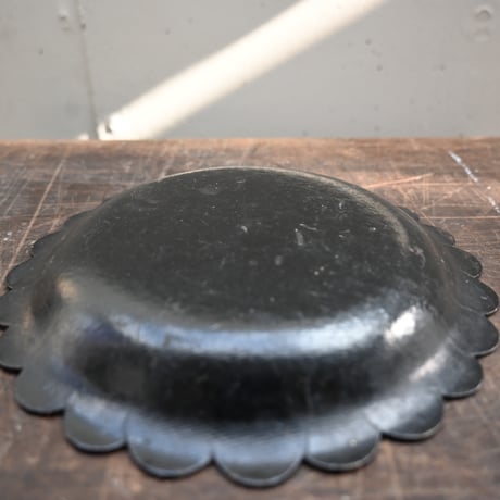 France Papier-Mache Smalltray Black / フランス パピエマシェの小さなトレイ 黒 B