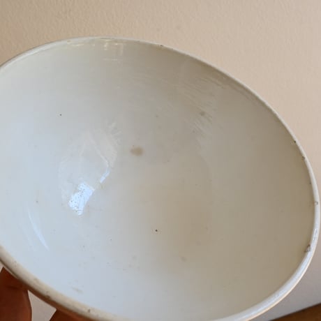 France Antique Cafe Bowl "Digoin&Sarreguemines" / フランス  カフェオレボウル ”ディゴワン＆サルグミンヌ” φ:17.2cm