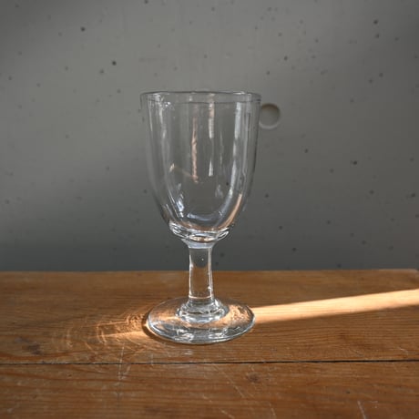 FRANCE Antique Wine Glass  / フランス アンティーク ビストロワイングラス（ゴンドラ型） C