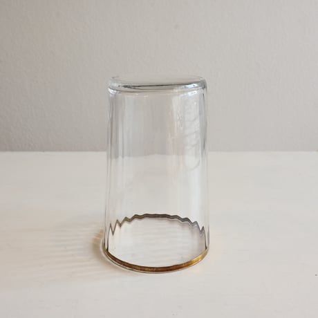 France Antique Gold rim glass / フランス アンティーク 金縁のグラス