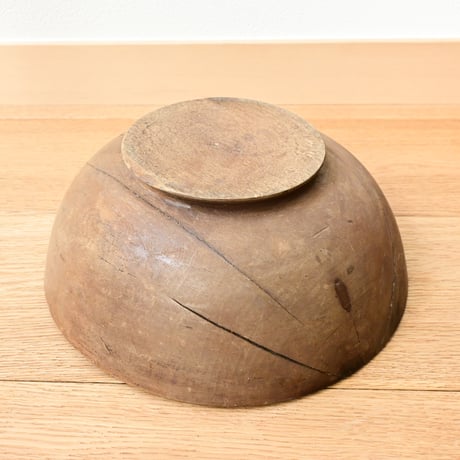 France Antique Wood Bowl / フランス アンティークの木のボウル