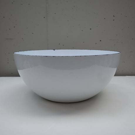 ARABIA FINEL Enamel Kaj Franck (White)  / アラビア・フィネル カイフランク 琺瑯ボウル（ホワイト）B