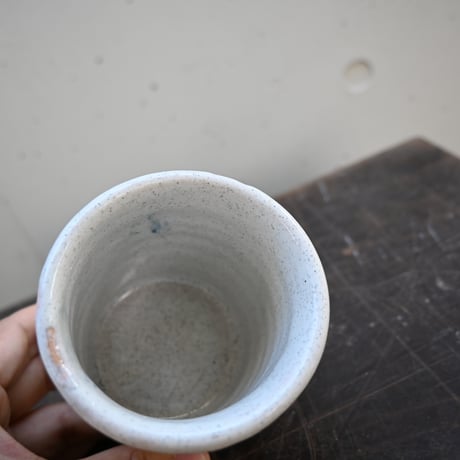 France Old Faience Fine Pot / フランス  古いファイアンスフィーヌのポット
