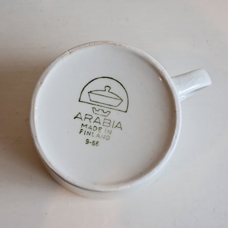ARABIA KILTA Cup Kaj Franck  / アラビア キルタ カップ カイフランク ホワイト φ:7.9cm C