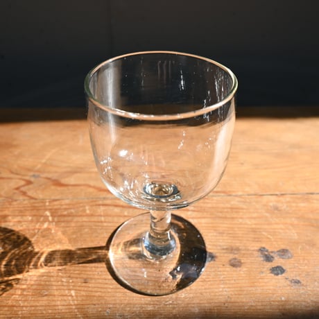 FRANCE Antique Wine Glass  / フランス アンティーク ビストロワイングラス A