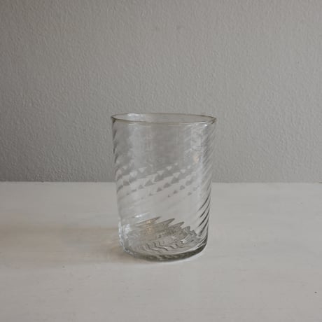 France Antique Twisted Glass / フランス アンティーク モールツイストグラス