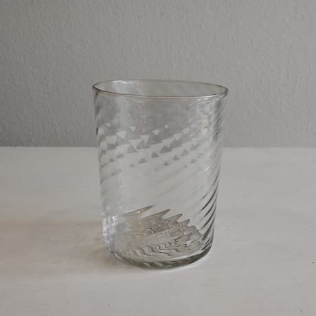 France Antique Twisted Glass / フランス アンティーク モールツイストグラス