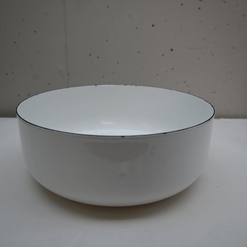 ARABIA FINEL 琺瑯ボウルホワイト